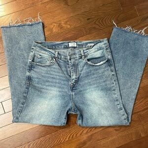 kenzie jeans the savannah high rise flare crop sz 10/30
